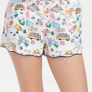 Roller Rabbit Multicolor Printed Pajama Shorts